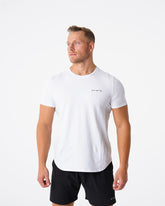 White Pulse Fitted Tee White | NVGTN US