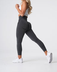 Black Speckled Contour Seamless Leggings Black Speckled | NVGTN New