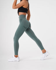Forest Green Contour Seamless Leggings Forest Green | NVGTN For Sale