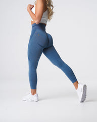 Slate Blue Contour Seamless Leggings Slate Blue | NVGTN US