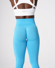 Aqua Contour Seamless Leggings Aqua | NVGTN Outlet