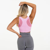 Flamingo Lush Mesh Sports Bra Flamingo | NVGTN US