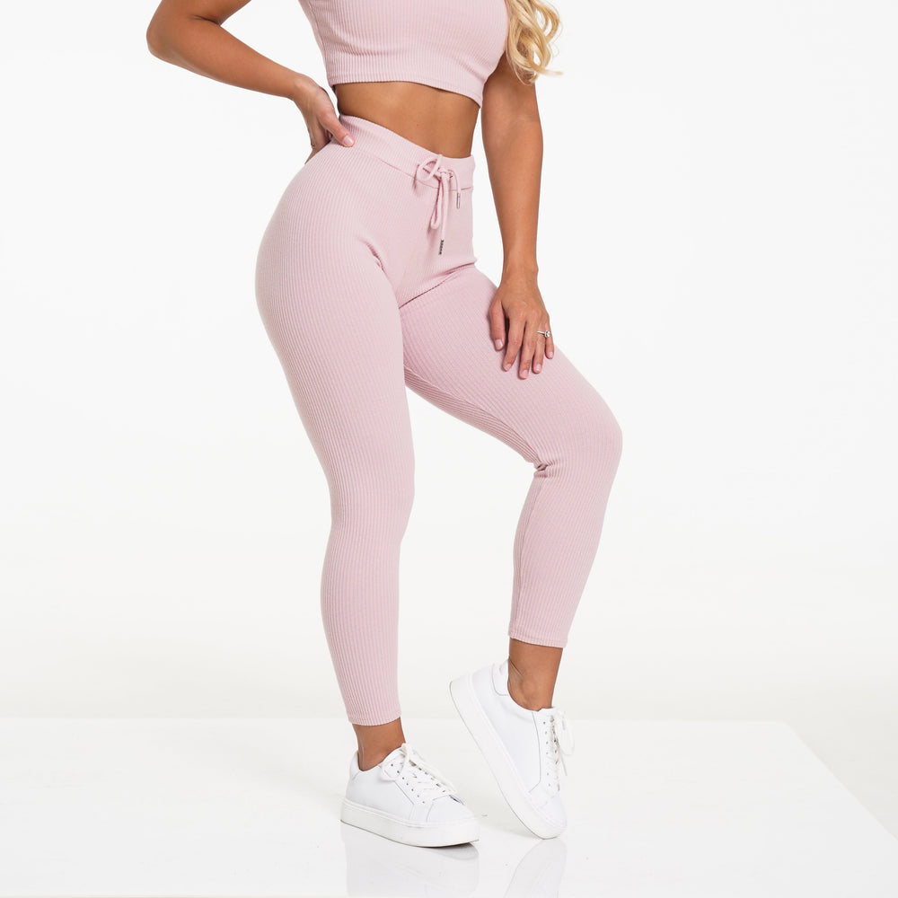 Pink Lazy Day Lounge Bottoms Pink | NVGTN Sale