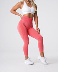 Coral Contour Seamless Leggings Coral | NVGTN Online