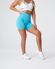 Aqua Pro Seamless Shorts Aqua | NVGTN Online Shop