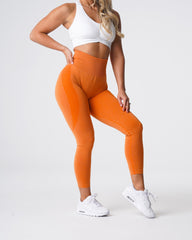 Burnt Orange Contour Seamless Leggings Burnt Orange | NVGTN New