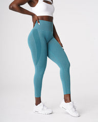 Teal Contour Seamless Leggings Teal | NVGTN Sale