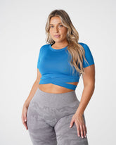 Cobalt Crossbody Tee Cobalt | NVGTN Online Shop