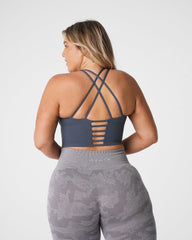 Stone Grey Matrix Bra Top Stone Grey | NVGTN Online Shop