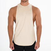 Beige Pulse Edge Tank Beige | NVGTN Online Shop