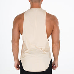 Beige Pulse Edge Tank Beige | NVGTN Online Shop