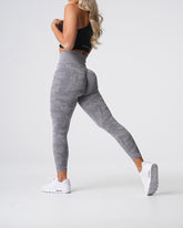 Grey Camo Seamless Leggings Grey | NVGTN Discount