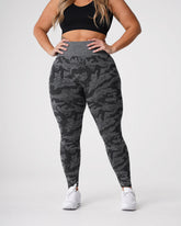 Black Camo Seamless Leggings Black | NVGTN Outlet