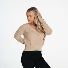 Latte Home Sweet Home Sweater Latte | NVGTN Online Shop