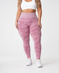 Pastel Pink Camo Seamless Leggings Pastel Pink | NVGTN Near Me