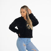 Black Full Length Teddy Fleece Black | NVGTN For Sale