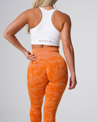 Burnt Orange Camo Seamless Leggings Burnt Orange | NVGTN For Sale