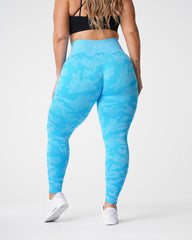 Caribbean Camo Seamless Leggings Caribbean | NVGTN Discount