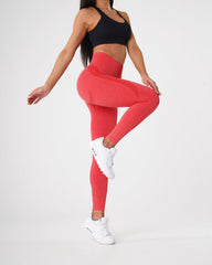 Candy Apple Contour Seamless Leggings Candy Apple | NVGTN Sale