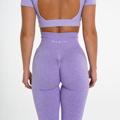 Lilac Scrunch Seamless Leggings Lilac | NVGTN US