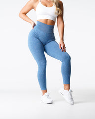 Sky Blue Scrunch Seamless Leggings Sky Blue | NVGTN For Sale