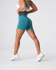 Teal Pro Seamless Shorts Teal | NVGTN Near Me