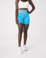 Caribbean Camo Seamless Shorts Caribbean | NVGTN Outlet