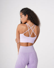 Lavender Flourish Seamless Bra Lavender | NVGTN Outlet