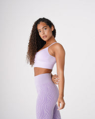 Lavender Flourish Seamless Bra Lavender | NVGTN Outlet
