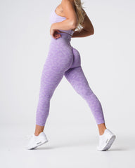 Lilac Leopard Seamless Leggings Lilac | NVGTN For Sale