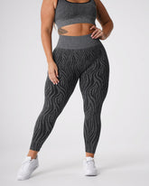 Black Speckled Zebra Seamless Leggings Black Speckled | NVGTN US