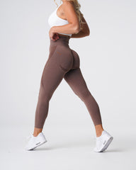 Cocoa Contour Seamless Leggings Cocoa | NVGTN New