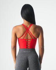 Scarlet Matrix Bra Top Scarlet | NVGTN US