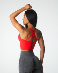 Scarlet Matrix Bra Top Scarlet | NVGTN US