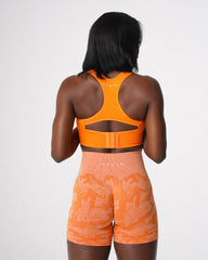 Tangerine Ignite Seamless Bra Tangerine | NVGTN Sale