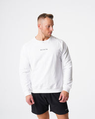 White Crew Neck Sweatshirt White | NVGTN Discount