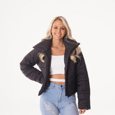 Black Winter Nights Puffer Jacket Black | NVGTN Sale