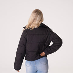 Black Winter Nights Puffer Jacket Black | NVGTN Sale