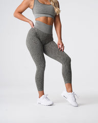 Khaki Green Snakeskin Seamless Leggings Khaki Green | NVGTN Discount