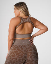 Mocha Leopard Eclipse Seamless Bra Mocha | NVGTN Near Me