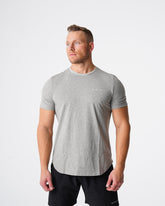 Grey Pulse Fitted Tee Grey | NVGTN For Sale