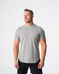 Grey Pulse Fitted Tee Grey | NVGTN For Sale