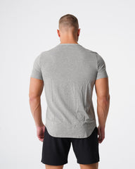 Grey Pulse Fitted Tee Grey | NVGTN For Sale