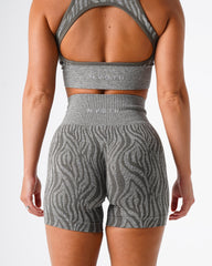 Khaki Green Zebra Seamless Shorts Khaki Green | NVGTN Online Shop