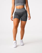 Black Speckled Snakeskin Seamless Shorts Black Speckled | NVGTN Online