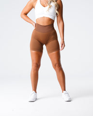 Caramel Solid Seamless Shorts Caramel | NVGTN Online