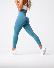 Teal Scrunch Seamless Leggings Teal | NVGTN For Sale