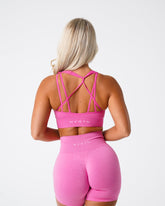 Bubble Gum Pink Galaxy Ribbed Seamless Bra Bubble Gum Pink | NVGTN Online