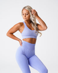 Periwinkle Galaxy Ribbed Seamless Bra Periwinkle | NVGTN New