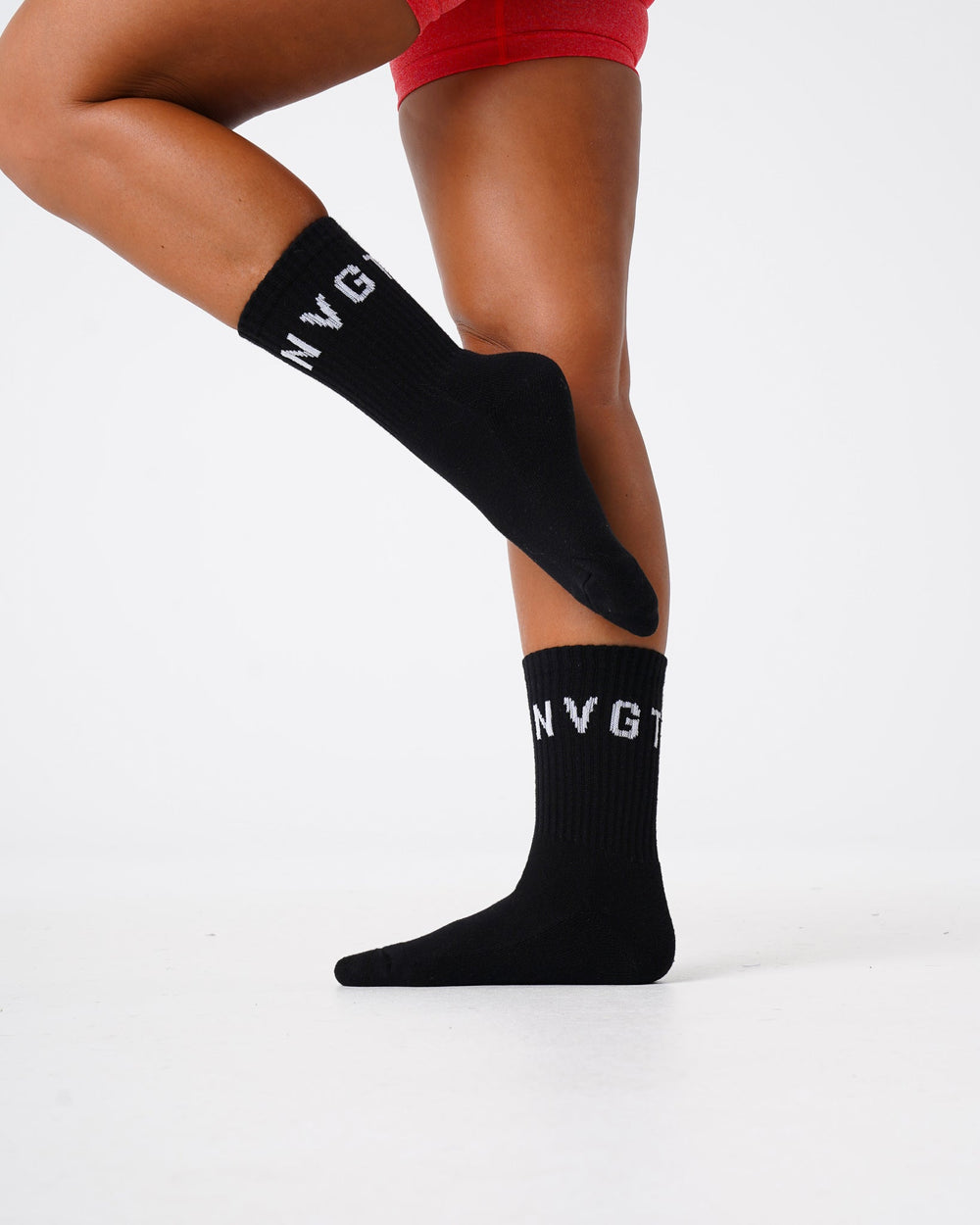 Black NVGTN Crew Socks Black | NVGTN Near Me